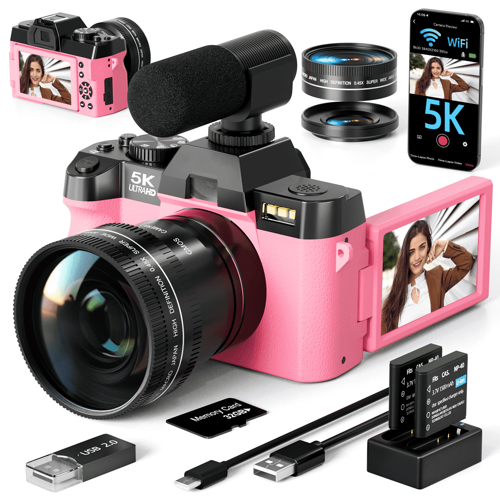 Walmart Black Friday Deals 2025 NBD 5K Digital Camera for