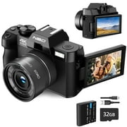 NBD Digital Camera 4K 48MP Compact Camera, 3.0 Inch Ultra Clear Screen YouTube Vlogging Camera,16x Digital Zoom Video Camera, Cameras for Photography