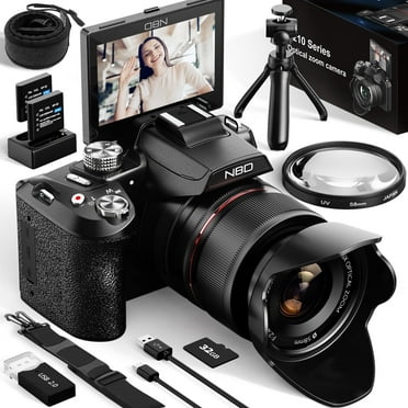 NBD Digital Camera 5K 64MP 16X Optical Zoom Camera for Photography with 32GB TF Card