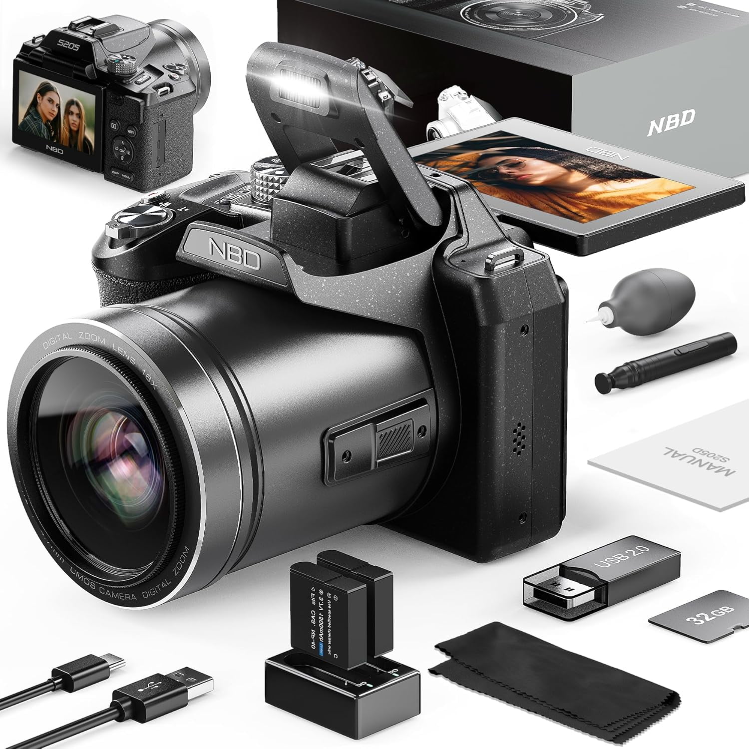 Panasonic Lumix DMC-FS20 - Digital camera - compact - 10.1