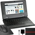 thumbnail image 1 of NBD Laptop Computer(7 inch), Quad Core Powered by Android 12.0, Netbook Computer with WiFi, Webcam and Bluetooth, Mini Laptop with Bag, Mouse, and Mouse Pad for Kids（Black）, 1 of 6