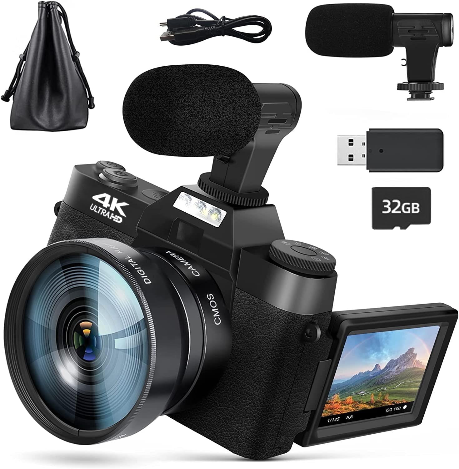 NBD Vlogging Camera 4K 48MP Digital Camera with Flip Morocco
