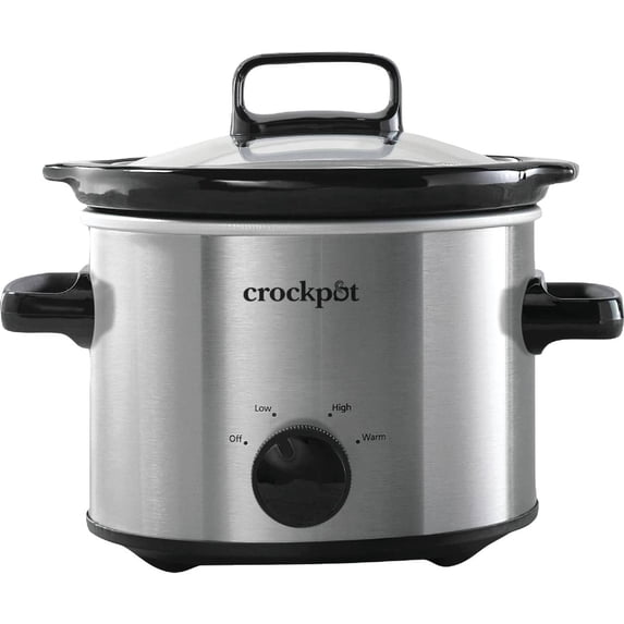 NBDAppliances Crock Pot Stainless Steel Slow Cooker - Pack of 2