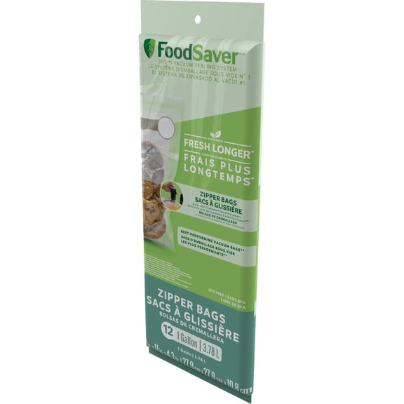 NBDAppliances FoodSaver FreshSaver Vacuum Zipper Bag - Single Pack