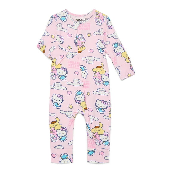 Character Baby One-Piece Coverall with Long Sleeves, Sizes 0M-24M