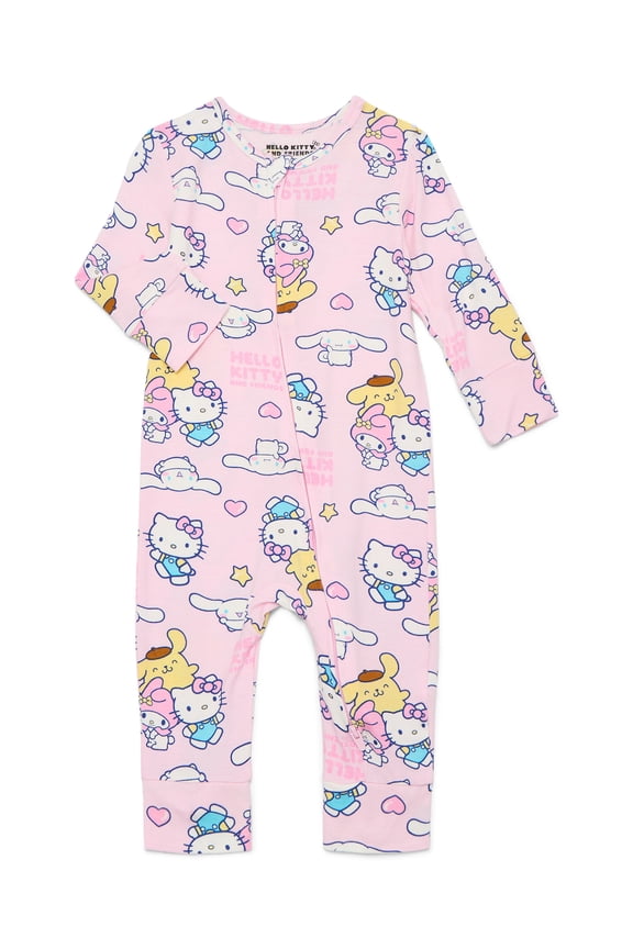 Character Baby One-Piece Coverall with Long Sleeves, Sizes 0M-24M