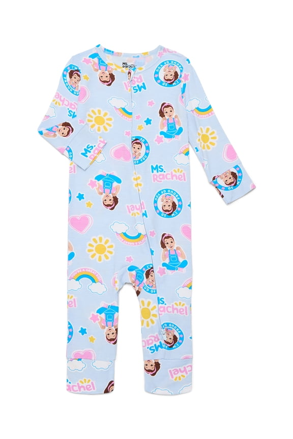 Character Baby One-Piece Coverall with Long Sleeves, Sizes 0M-24M