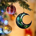 NBHOME The Moon Hanging Ornament, DoublePrinted Acrylic Hanging