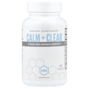 NBI Health Calm + Clear , Stress and Adrenal Support, 60 Capsules
