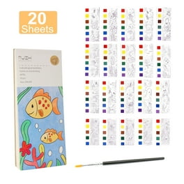 Watercolor Paint Set With Heart-Shaped Paper And Brushes - 40 Colors. —  Shimmer & Confetti