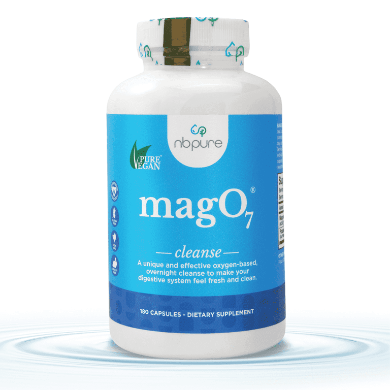 NB Pure MagO7 Digestive Cleanse & Detox Capsules - 180 Count