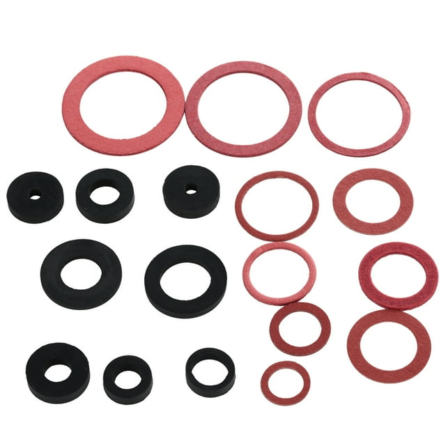 NBR O Ring Tap Seal Plumbing Gasket Rubber Washer Assortment Set 141pcs