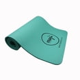 thumbnail image 1 of NBR Premium Eco Exercise Mat Turquoise 24inx72inx10 mm, 1 of 11