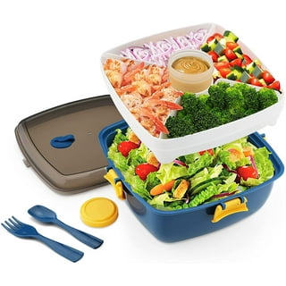 Bentgo All-in-One Salad Container - Coastal Aqua  Aderezos para ensaladas,  Ensaladas frescas, Ensaladas saludables