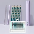 thumbnail image 1 of NBX Writing Stationary,Pencil Earaser Pen Set Pencil Earaser 6 Pencils Pen Earaser Pen Case Pencil Box HUIOP Pencil Box 6 Pencils Stationery Box Set Box Set Pencil Pen Stationery Box p ERYUE, 1 of 7