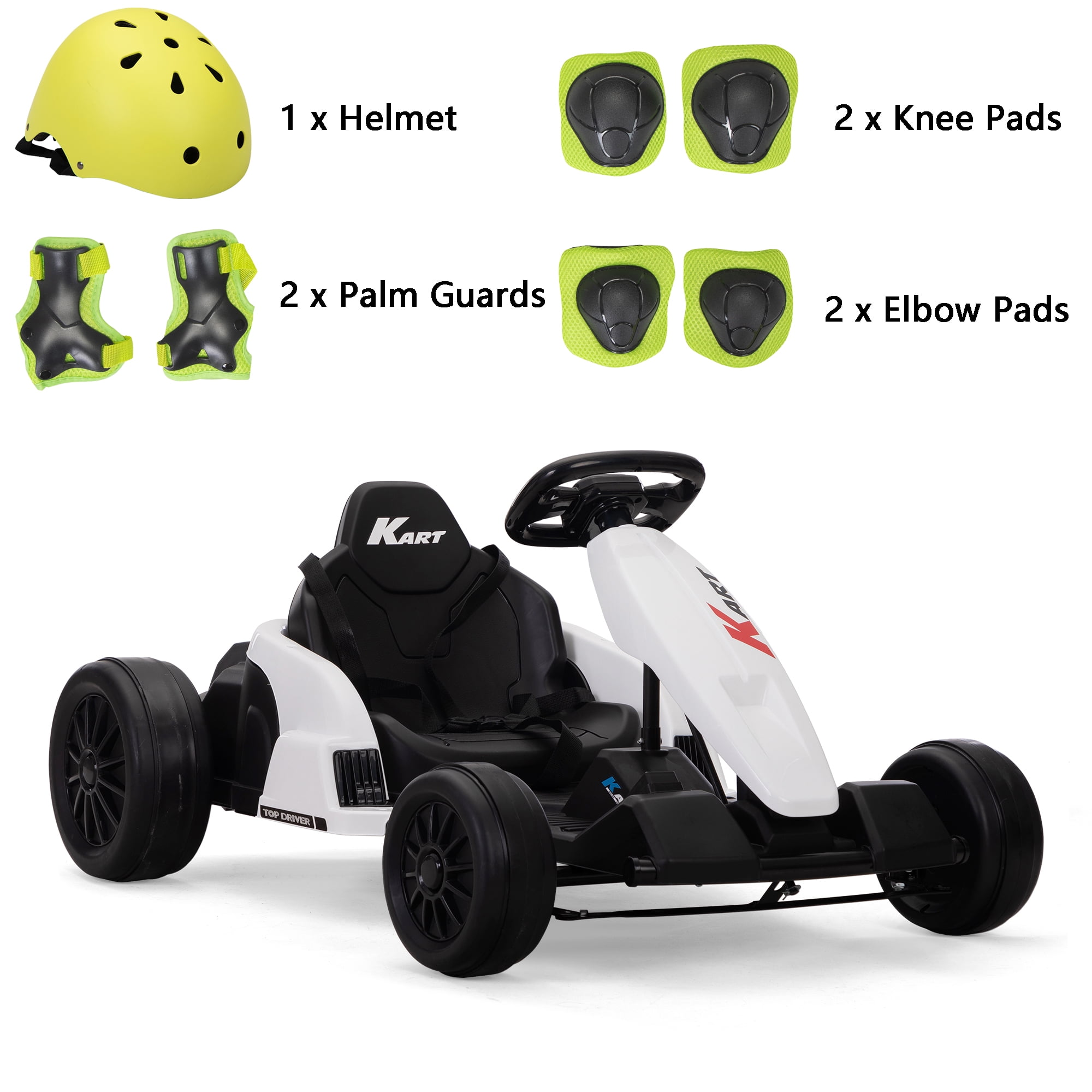 NBXPOW Kids Ride Kart, 24V 7Ah Battery, High-Speed Drift Hovering Car ...
