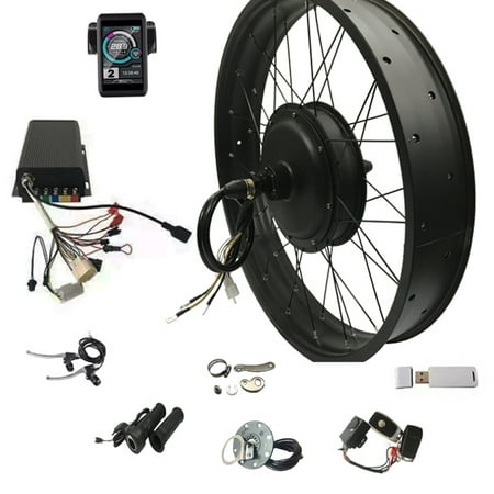 NBpower 2000W Fat Bike Kit 72V Electric Bicycle Conversion Kits