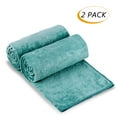 thumbnail image 1 of NC 2 Pack Bath Towels 30 x 60 inches,Soft Microfiber Fast Drying Bath Towel Set, Orange Floral, 1 of 5