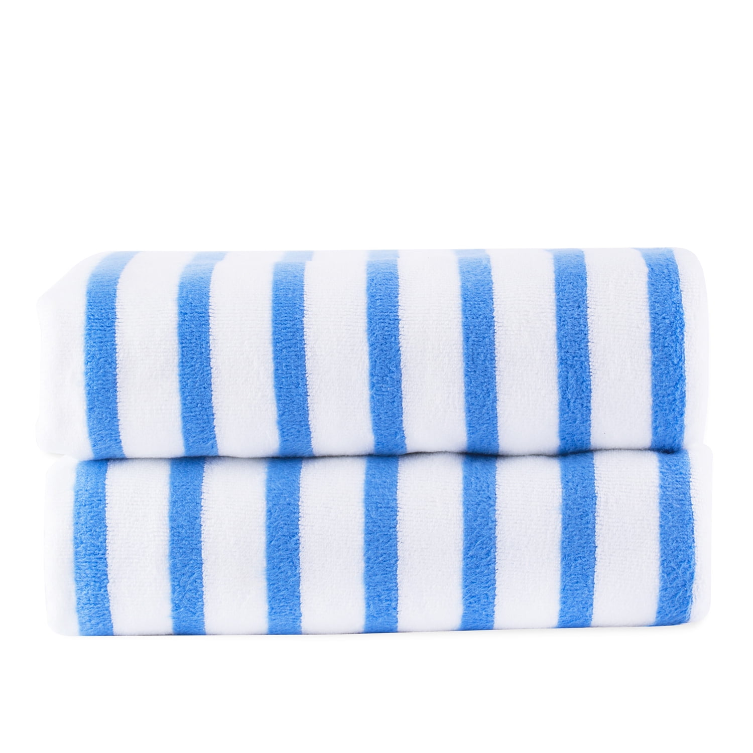 NC 2 Piece Bath Towel Set, Microfiber Absorbent Fast Drying Bath Towels, 30" x 60", Blue