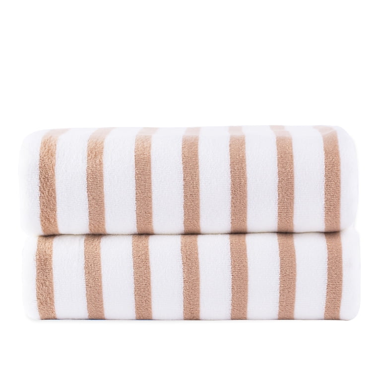 NC 2 Piece Bath Towel Set, Microfiber Absorbent Fast Drying Bath