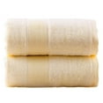 thumbnail image 1 of NC Bath Towel Set Soft Cotton Blend 2 Pack (27"x54"), Soft & Absorbent Towel Set, Beige, 1 of 5