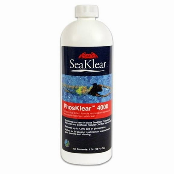 NC Brands NC90265 1 qt. SeaKlear PhosKlear 4000 Phosphates Remover - 12 per Case