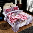 thumbnail image 1 of NC Fleece Sherpa Bed Blanket King, Warm Thick Plush Borrego Blanket,3-Piece 79"x91",7.5lb, 1 of 5
