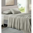 thumbnail image 1 of NC Home Bed Sheet Set, Ultra soft microfiber, 4 Pieces, King Sheet Sets, Bone White, 1 of 4