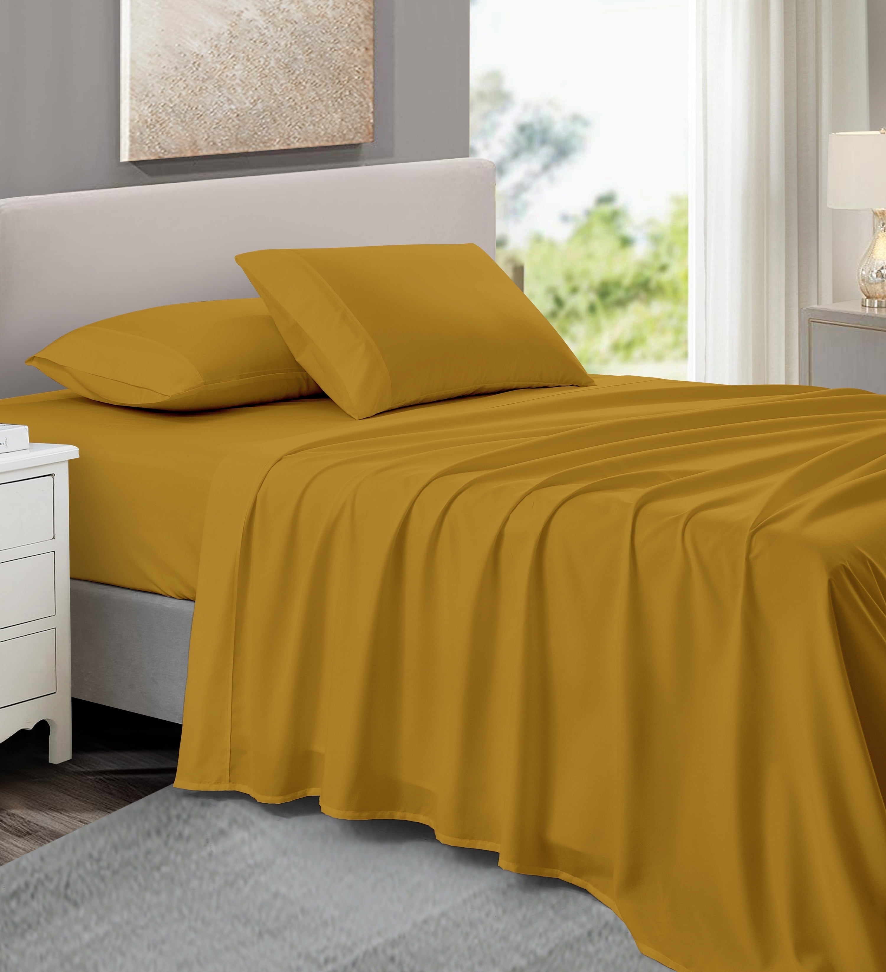 NC Home Fashions Sheet Set Soft Classic 800 Thread Count Microfiber