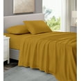 thumbnail image 1 of NC Home Fashions 3-Piece Twin XL Sheet Set, Ultra-Soft 800 Thread Count Microfiber, Deep Pocket, Twin XL,Spicy Mustard, 1 of 4