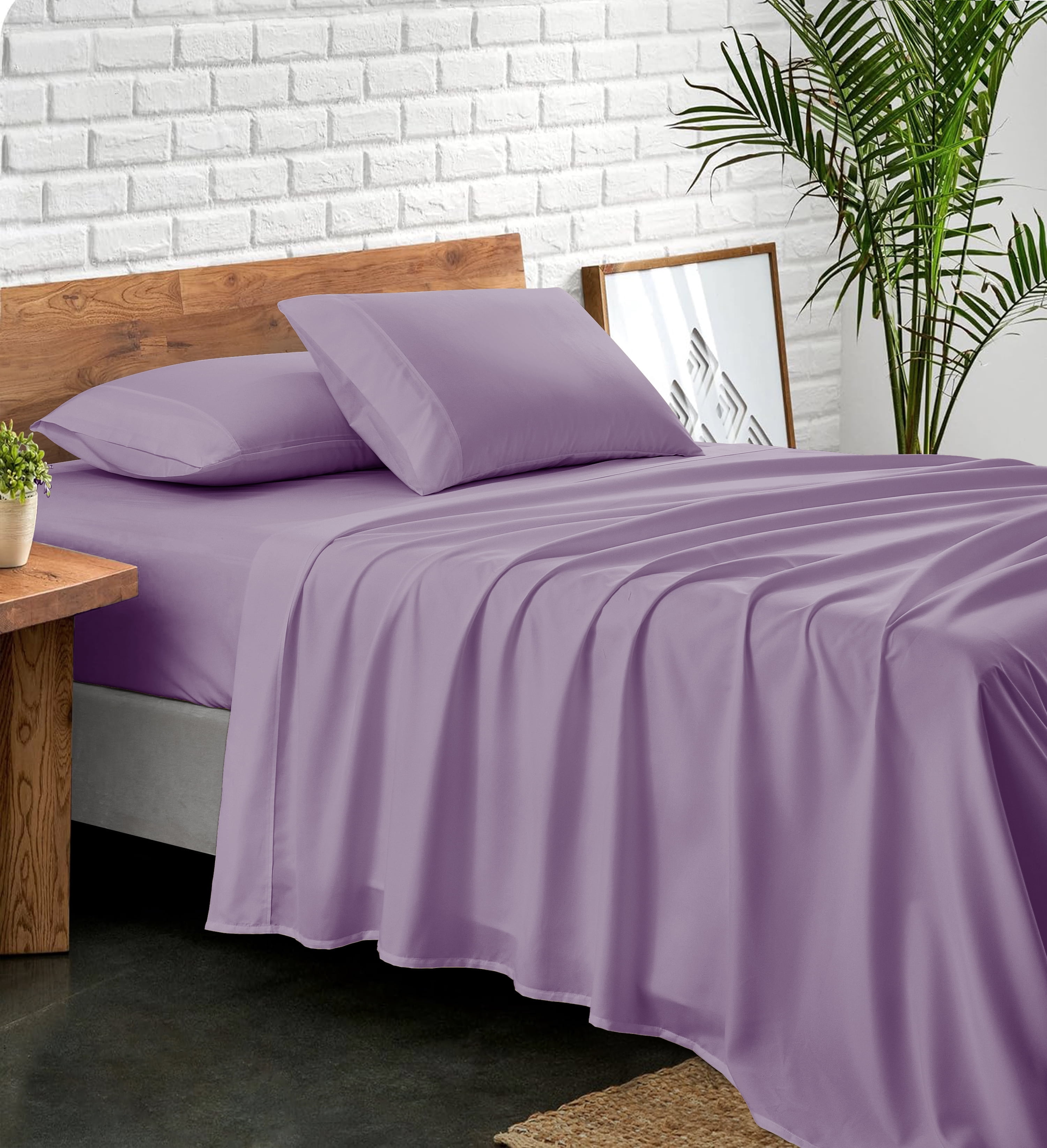 NC Home Fashions Sheet Set Soft Classic 300 Thread Count Microfiber