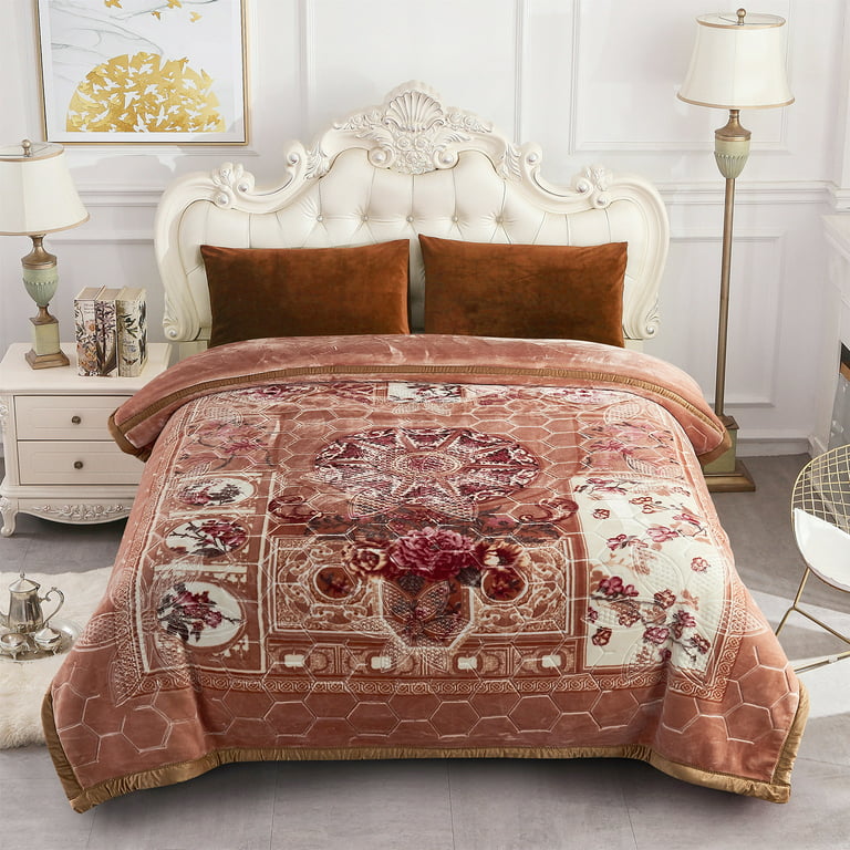 https://i5.walmartimages.com/seo/NC-King-Size-Blanket-2-Ply-Thick-Warm-Plush-Bed-Blanket-for-Winter-10lbs-Beige-Floral-85-x93_3bb3a3d4-32d6-4b70-b8e0-488dacb03401.63b07c4ca7b4b54393b8651f296255b7.jpeg?odnHeight=768&odnWidth=768&odnBg=FFFFFF