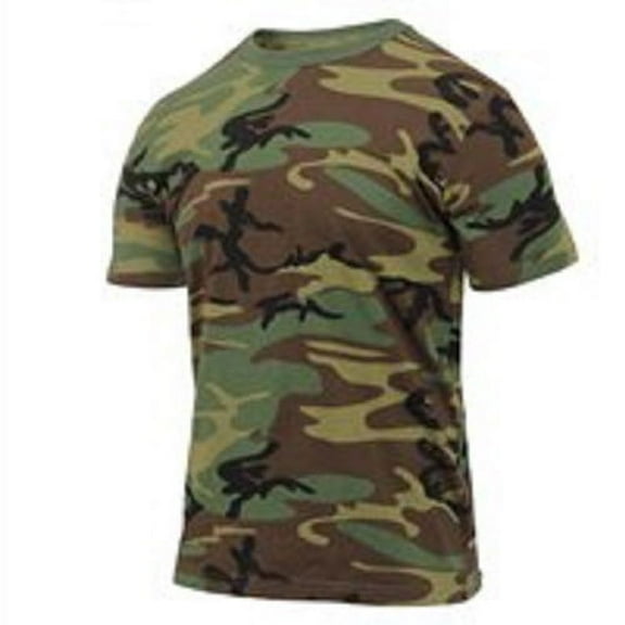 NC MENS CAMO CREW NECK COTTON T-SHIRT