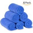 thumbnail image 1 of NC Microfiber Bath Towel Set(6 Pack,27" x 55") Absorbent,Fast Drying Towels for Bath,Blue, 1 of 6