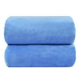 thumbnail image 1 of NC Microfiber Bath Towels 2 Pack Towel Sets (40" x 80") - Extra Absorbent, Fast Drying, Blue, 1 of 6