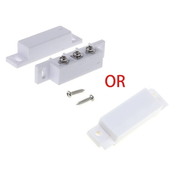 NC NO Magnetic Contact Switch Door Sensor Wired Metal Roller Shutter Door Home Alarm System