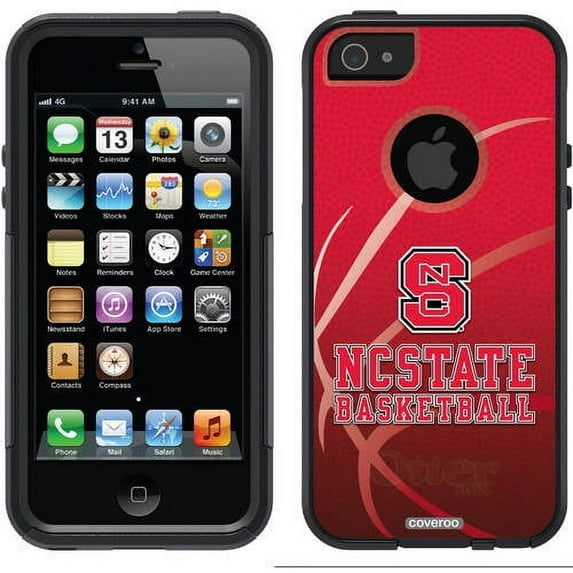 NC State Basketball Design on OtterBox Commuter Series Case for Apple iPhone 5/5s