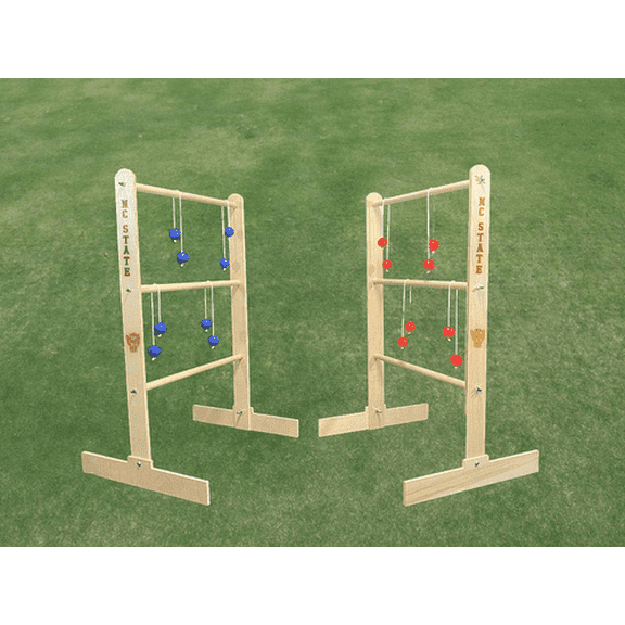 NC State University Engraved Ladder Golf / Ladder Toss Lawn Game
