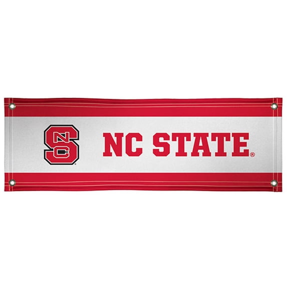 NC State Wolfpack 2' x 6' Vinyl Alternate Logo Banner