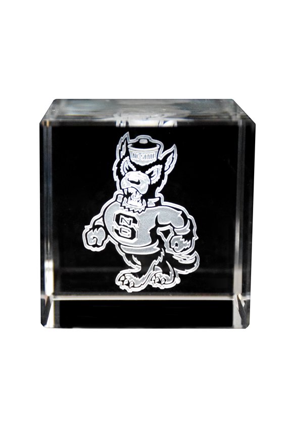 NC State Wolfpack Crystal Cube