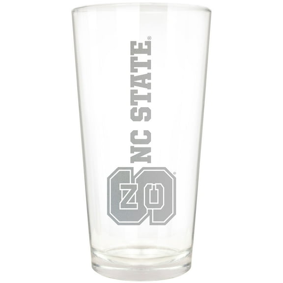 NC State Wolfpack Etched 16oz. Vertical Rally Cry Pint Glass