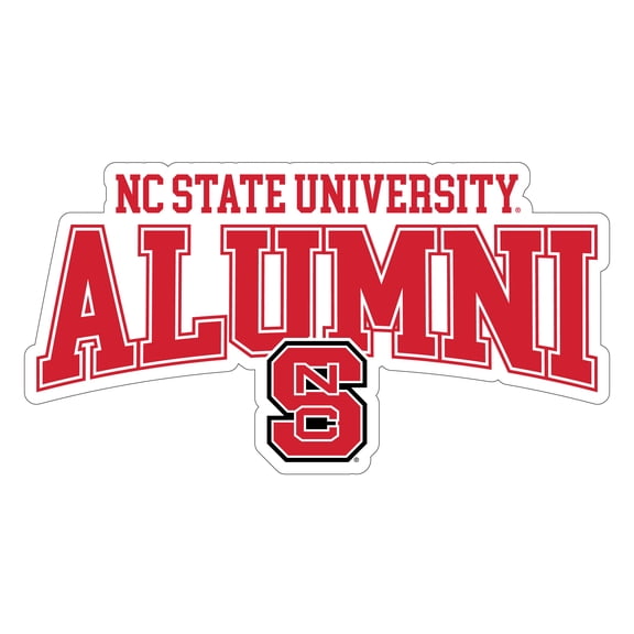 NC State Wolfpack Laser Cut Alumni Vinyl Sticker - Officially Licensed (6-Inch)