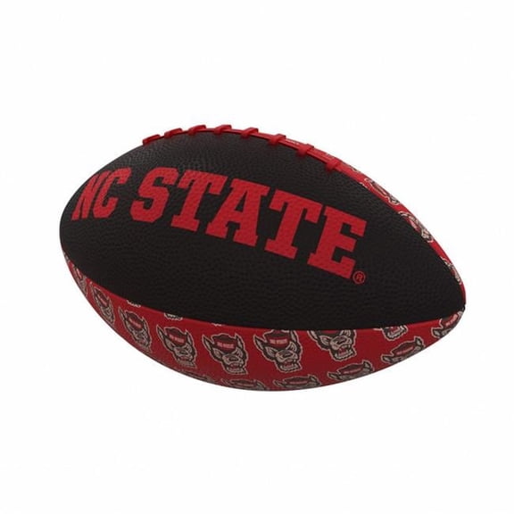 NC State Wolfpack Repeating Mini-Size Rubber Football