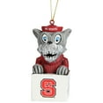 thumbnail image 1 of NC State Wolfpack Tiki Mascot Ornament, 1 of 7