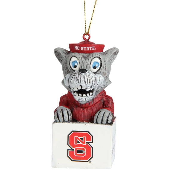NC State Wolfpack Tiki Mascot Ornament