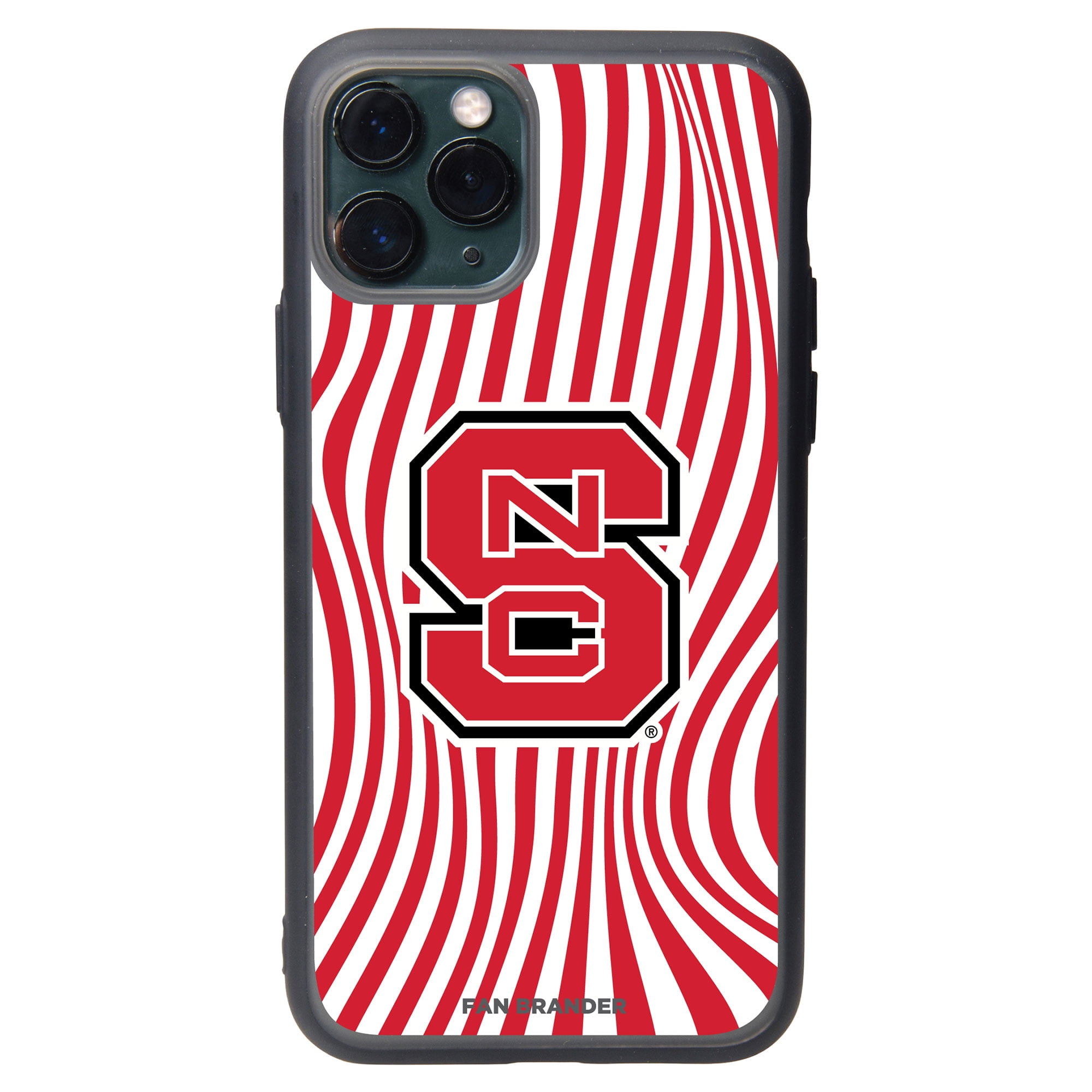 NC State Wolfpack iPhone Case with Groovey Lines Design