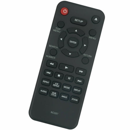 NC087UH Replace Remote for Sanyo DVD Player FWDP175F FWDP105F B FWBP505F FWDP105