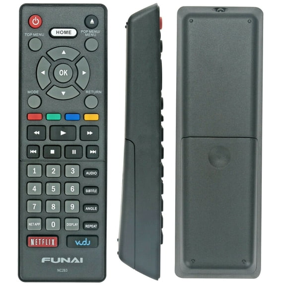 NC263UH Remote Control for Funai Blu-ray Disc Player NB620FX4F NB500FX4 RNB620FX