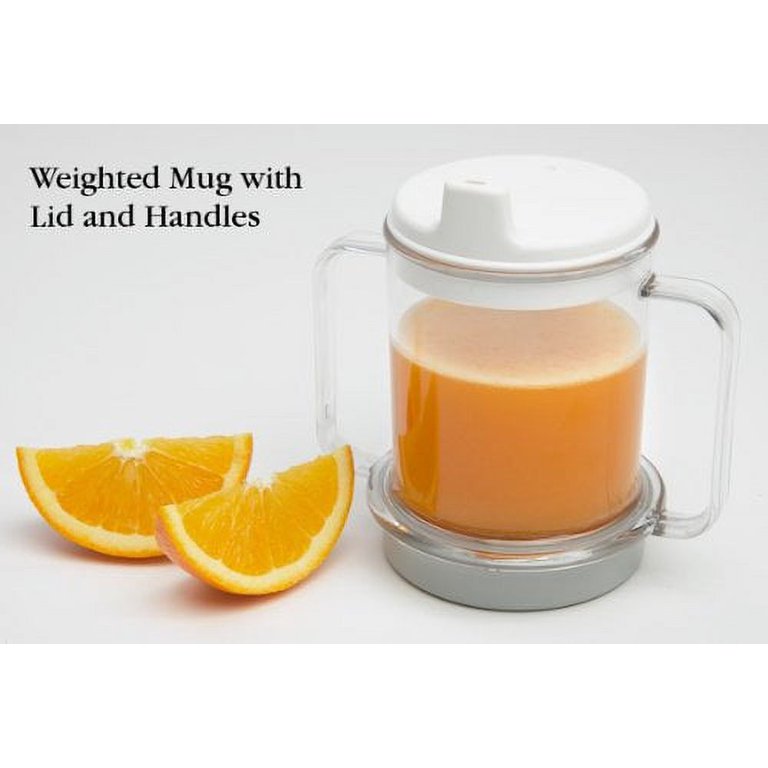 Weighted Insulated Cups :: mug with handle for Parkinsons