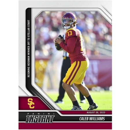 NCAA 2023 Instant College Football /780 Caleb Williams #1 (Prospect Card, Reigning Heisman Winner Off to Stellar Start)